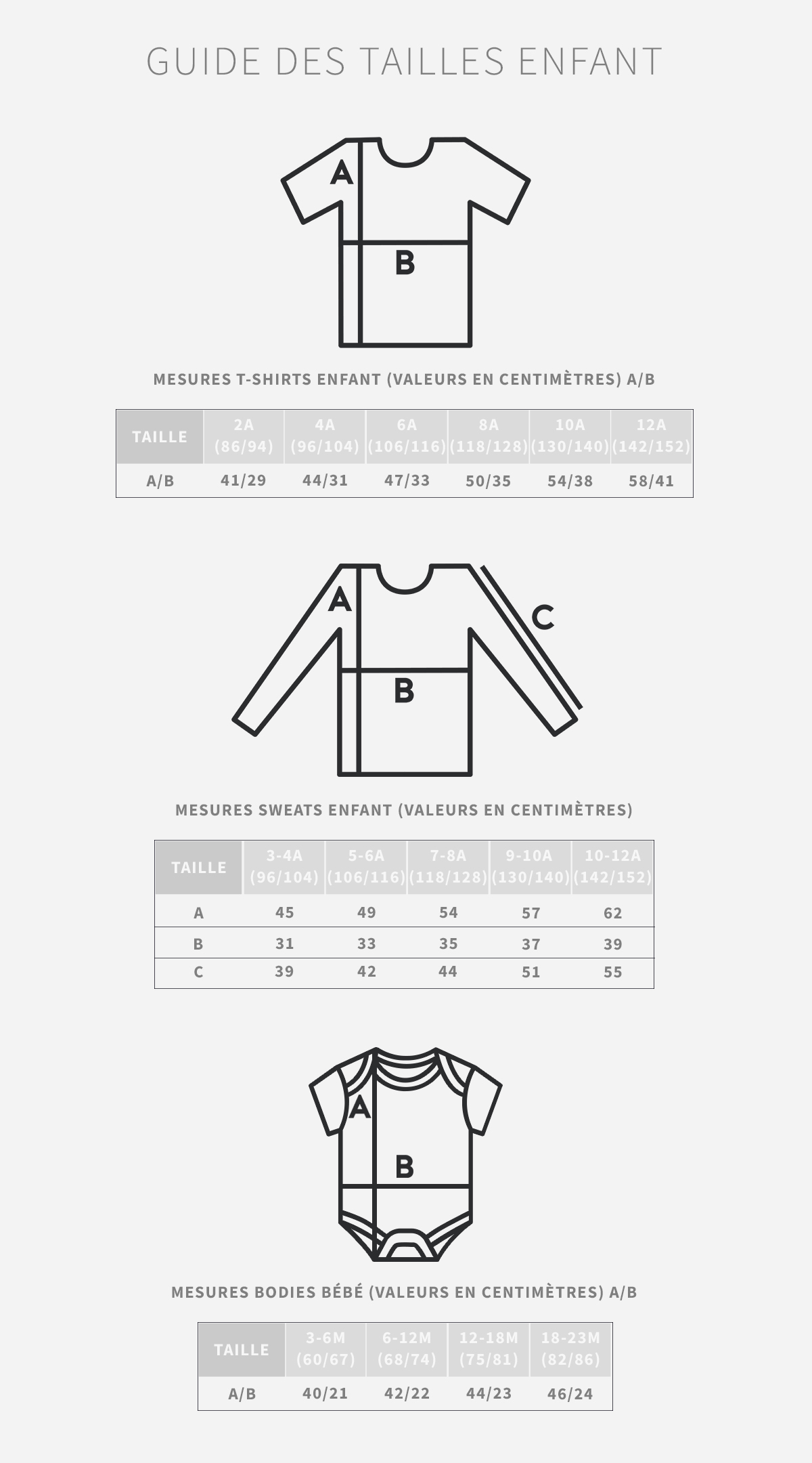 Guide taille t online shirt homme